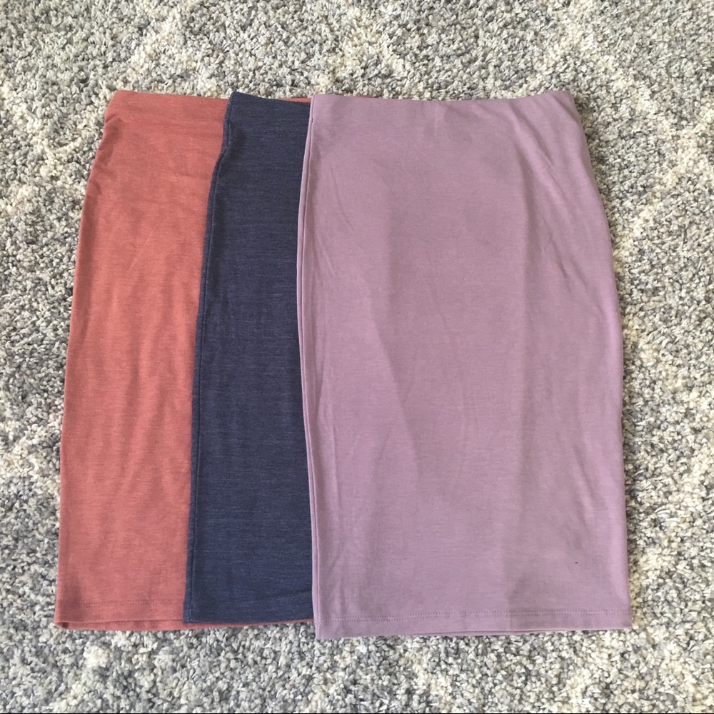 3 Cotton skirts
